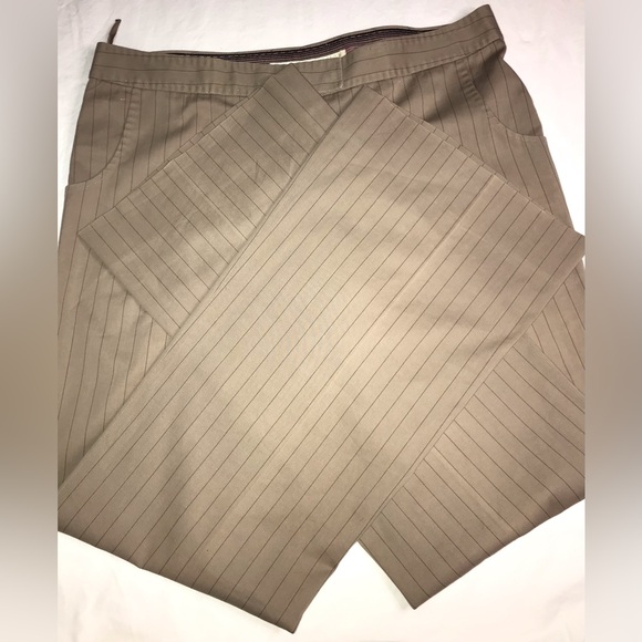 Stella McCartney Tan Pinstripe Trousers - Picture 5 of 11